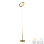 Floor lamp Rita led metal in gold color D25x160cm