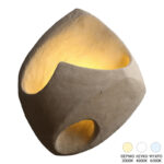 Wall lamp Berzea G4 led metal in cream color 25x9x22cm