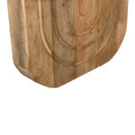 Coffee table Kane solid acacia wood in natural color 110x72x38cm - Image 5