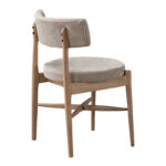 Raudi rubberwood chair in natural-beige shade 45.5x45.5x81cm - Слика 2