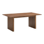 Eleganza mdf table in walnut shade 180x99x75.8cm