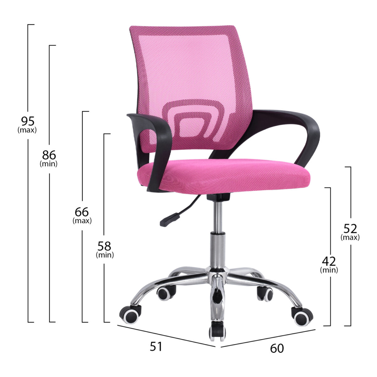 karekla-grafeioy-fb9105835-roz-mesh-podi-1 розова столика Гастон Оскар Голд 9105835