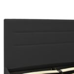 Molito anthracite velvet bed with storage space 120x200cm - Image 4
