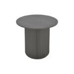 Dovel side table mdf in black shade D50x50cm - Image 3