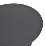 Dovel coffee table mdf in black shade D70x45cm - Image 4