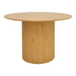 Маса Каруло од МДФ во нијанса Сонома Φ120x76 см