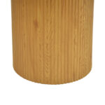 Karulo table mdf in sonoma shade Φ120x76cm - Image 4