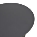 Karulo table mdf in black shade Φ120x76cm - Image 3