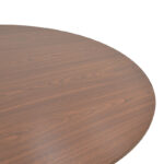 Karulo table mdf in walnut shade Φ120x76cm - Слика 3