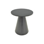 Donda side table mdf-metal black D45x50cm - Image 2