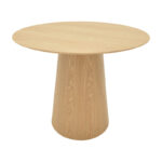 Donda table mdf-metal sonoma D100x76cm