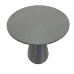 Donda table mdf-metal black D100x76cm - Image 2