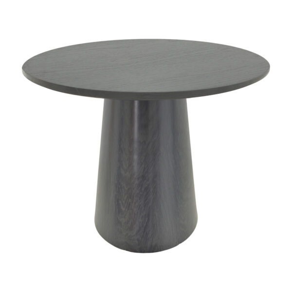 Donda table mdf-metal black D100x76cm