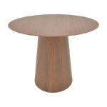 Donda table mdf-metal walnut D100x76cm