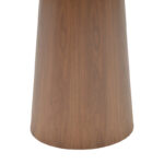 Donda table mdf-metal walnut D100x76cm - Image 3