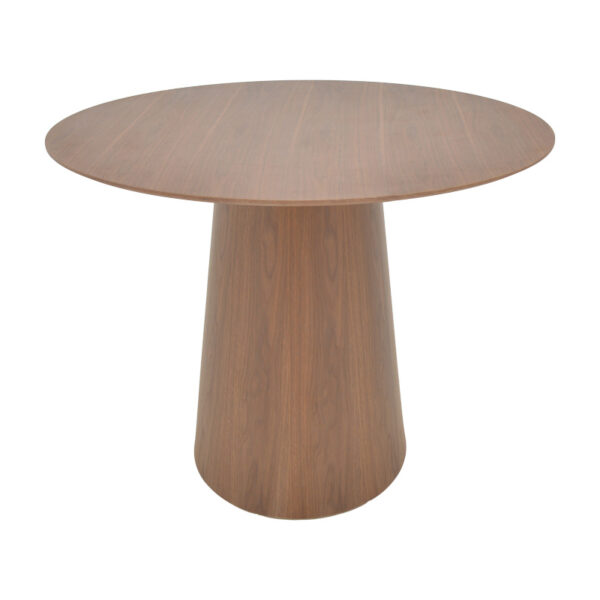 Donda table mdf-metal walnut D100x76cm