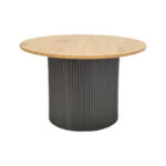 Dovel mdf coffee table set of 2 sonoma-black - Слика 2