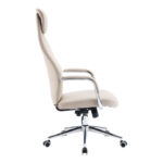 Manager office chair Ferka beige pu 64x71x120-128cm - Image 3