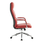 Manager office chair Bendona red pu 71x78x119-127cm - Слика 3