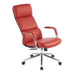 Manager office chair Bendona red pu 71x78x119-127cm - Слика 4
