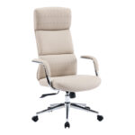 Manager office chair Bendona beige pu 71x78x119-127cm