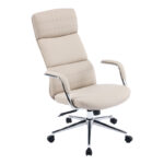 Manager office chair Bendona beige pu 71x78x119-127cm - Слика 4