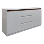 Chiemo sideboard in white 160x40x93.6cm - Image 2