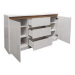 Chiemo sideboard in white 160x40x93.6cm - Image 3