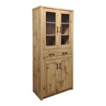 Витрина-гардеробер Nisso во дабова боја 80x40x183,5 см