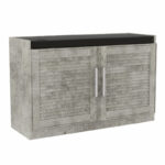 Shoe cabinet stool Crispy 9 pairs antique anthracite 94x34.5x60cm