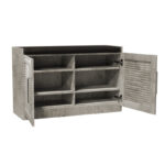 Shoe cabinet stool Crispy 9 pairs antique anthracite 94x34.5x60cm - Слика 4