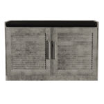 Shoe cabinet stool Crispy 9 pairs antique anthracite 94x34.5x60cm - Слика 5