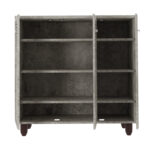 Shoe cabinet SANTΟ 16 pairs antique anthracite 89.5x34.5x91.5cm - Слика 2