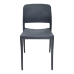 Chair Fenxy pp in black color 38x42x77cm - Image 4