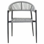 Armchair Tiana metal black-pe gray - Слика 4