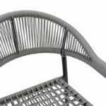 Armchair Tiana metal black-pe gray - Слика 6