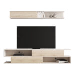 Living room Brick set in sonoma oak-cream color 240x40x50.4cm - Image 2