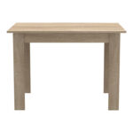 Dining table set of 5 pieces Manka-Ezra in sonoma-black color 110x80x77cm - Image 6