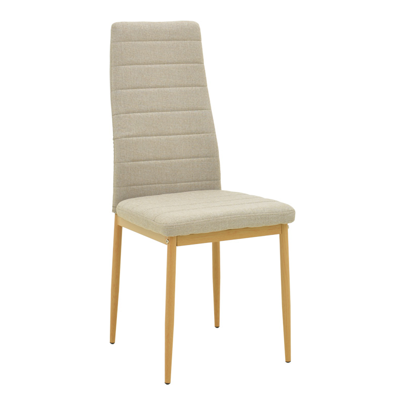 200-001411-1 Dining table Balou-Parker set of 5 pcs white-beige D120x73cm - Image 2