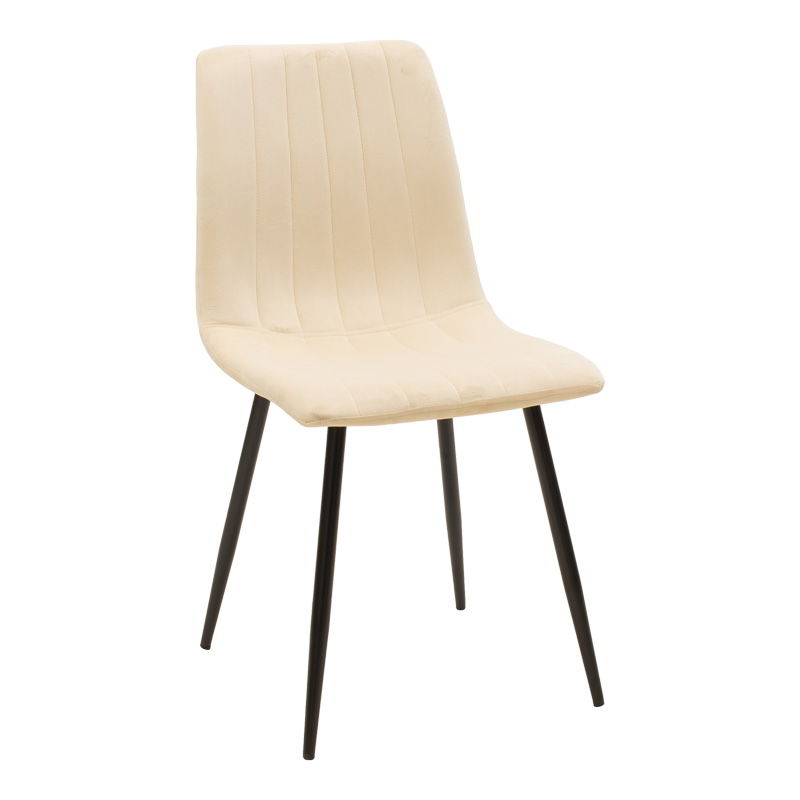 200-001416-1 Dining table Balou-Noor set of 5 MDF black-beige D100x73cm - Image 2