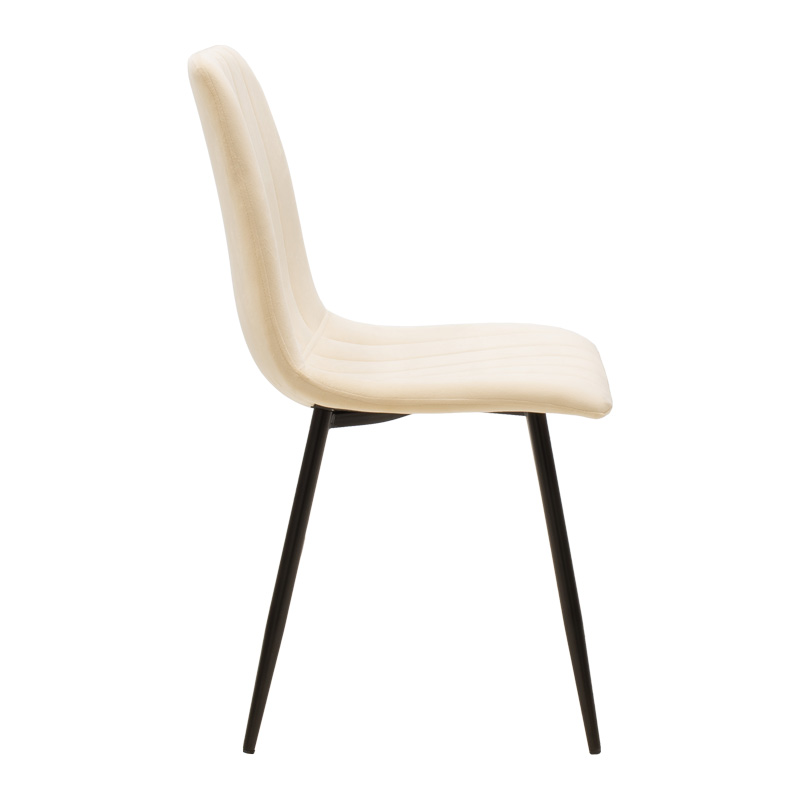 200-001416-2 Dining table Balou-Noor set of 5 MDF black-beige D100x73cm - Image 3