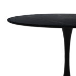 Dining table Balou-Noor set of 5 MDF black-fabric black D100x73cm - Image 6