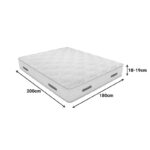 Mattress Relaxation Chic Strom double sided 18-19cm 180x200cm - Image 3