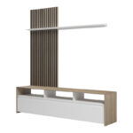 Delfina living room set in sonoma and white color 190x40x199.5cm - Image 4
