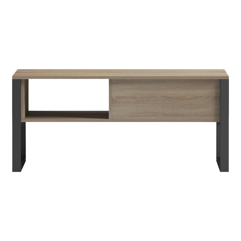 230-000107-1 Coffee table Bendon in sonoma-black color 100x60x44.5cm - Image 2