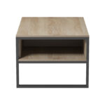 Coffee table Bendon in sonoma-black color 100x60x44.5cm - Image 5