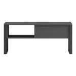 Coffee table Bendon in anthracite-black color 100x60x44.5cm - Image 3