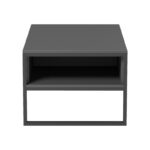 Coffee table Bendon in anthracite-black color 100x60x44.5cm - Image 6