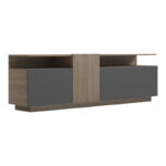 Tv stand Vendora in sonoma-anthracite color 150x29.5x46.3cm - Image 2