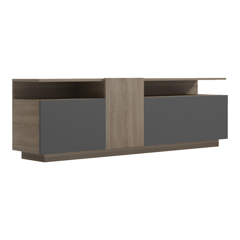 230-000109-1 Tv stand Vendora in sonoma-anthracite color 150x29.5x46.3cm - Image 2